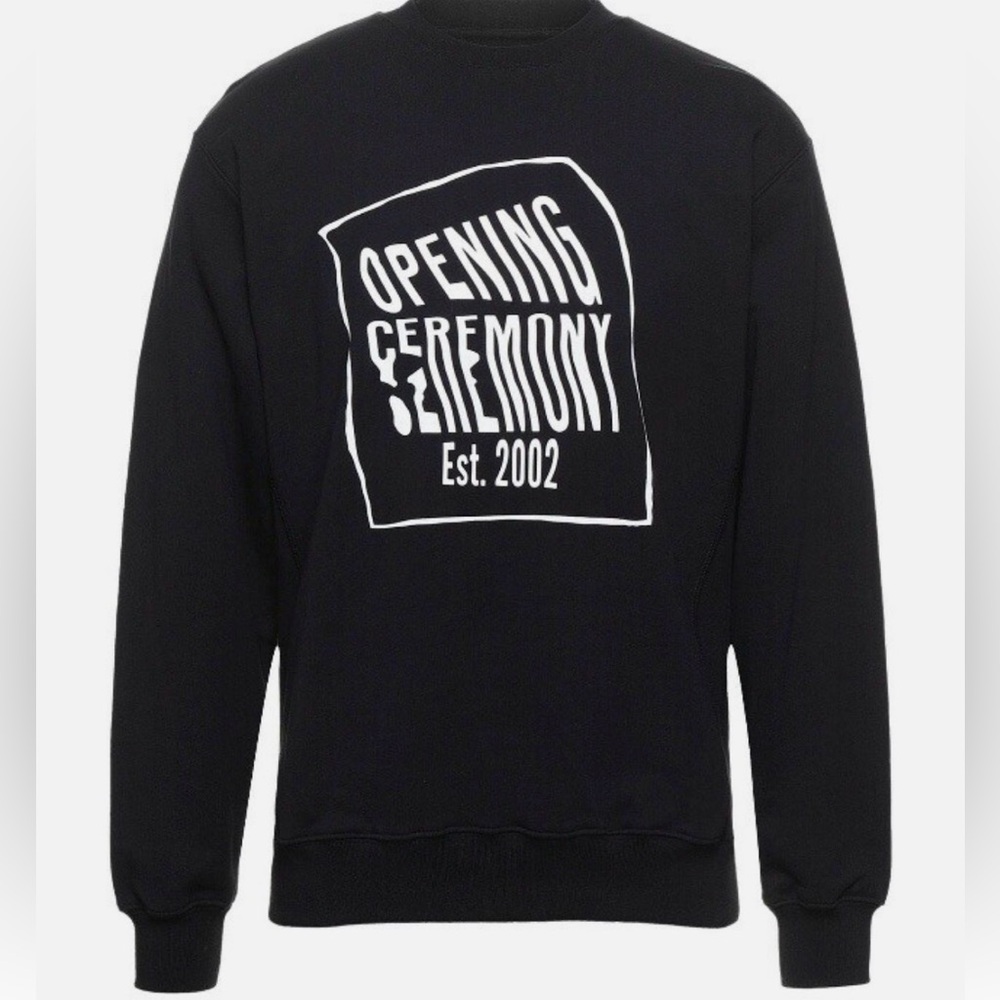 Opening Ceremony Black Crewneck Sweater